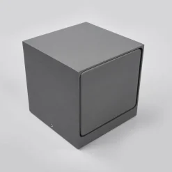 Lucande udendørs LED-væglampe Merjem, 12 cm, ned, IP54