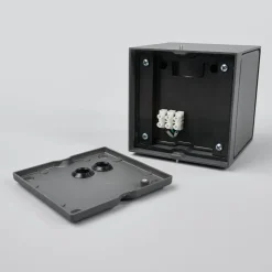 Lucande udendørs LED-væglampe Merjem, 12 cm, ned, IP54