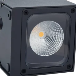 Lucande udendørs LED-væglampe Merjem, 12 cm, op/ned, IP54