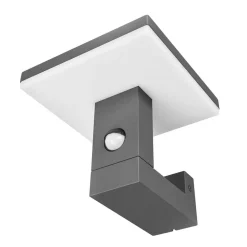 Lucande udendørs LED-væglampe Olesia, 15 cm, sensor, IP54