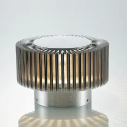 Lucande udendørs LED-væglampe Keany, metal, Ø 16 cm, IP54