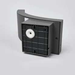 Lucande udendørs LED-væglampe Juvia, 19 cm, antracit, IP54