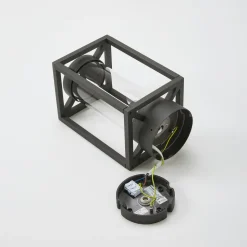 Lucande udendørs loftlampe Ferda, 29 cm, antracit, IP44