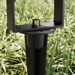 Lucande udendørs spotlampe Galina, jordspyd, stik, grå, 11 cm