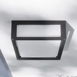 Lucande udendørs væglampe Aurelien, antracit, metal, 25x 25cm