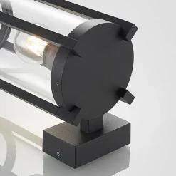 Lucande udendørs væglampe Brienne, 30 cm, antracit, metal