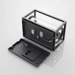 Lucande udendørs væglampe Brienne, 30 cm, antracit, metal