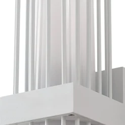 Lucande udendørs væglampe Chandan, 42 cm, hvid, metal, IP54