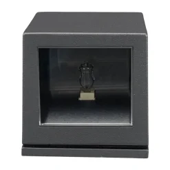 Lucande udendørs væglampe Maurice, antracit, metal, IP54