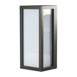 Lucande udendørs væglampe Tame, antracit, metal, 25 cm