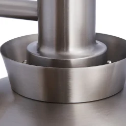 Lucande udendørs væglampe Thais, stål, Ø 25 cm