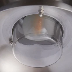 Lucande udendørs væglampe Thais, stål, Ø 25 cm