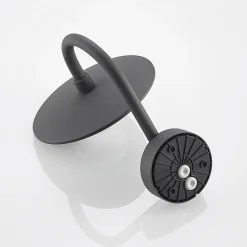 Lucande udendørs væglampe Zamalino, 31 cm, antracit, sensor