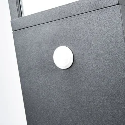 Lucande vejlampe Klemens, 90 cm, sensor, antracit, E27