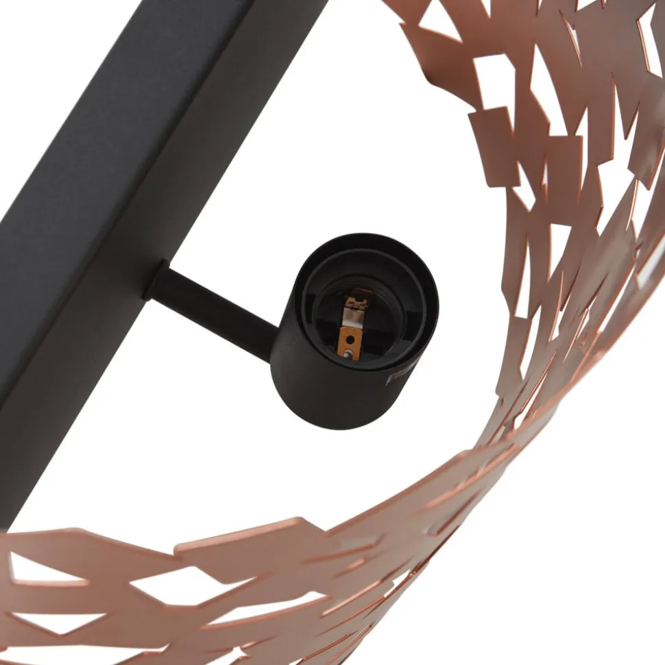 Lucande væglampe Aeloria, kobber, jern, 32,5 cm, E27