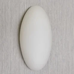 Lucande væglampe Jemima, 24 cm, glas, elliptisk