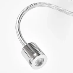 Lucande væglampe Rebekka, 31 cm, sort, LED-læsearm