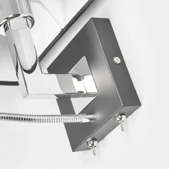 Lucande væglampe Rebekka, 31 cm, sort, LED-læsearm