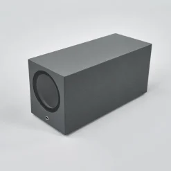 Lucande væglampe Xava, op/ned, antracit, 2 lyskilder, GU10