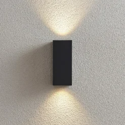 Lucande vægspot Lavina, 17 cm, antracit, 2 lyskilder, 4 stk