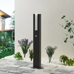 Lucande Virgalia LED-vejlampe, bevægelsessensor, 65 cm, IP54