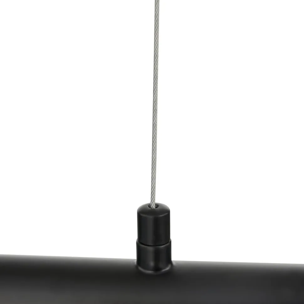 Lucande-pendel Diborah, røggrå, glas, 90 cm, G9