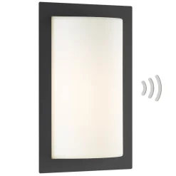 Luis udendørs væglampe, grafit, bevægelsessensor