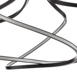 Lungo sort LED-loftlampe, højde 42 cm