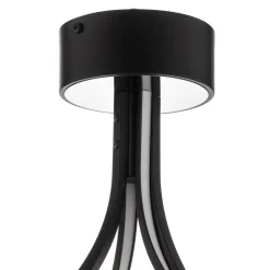 Lungo sort LED-loftlampe, højde 42 cm
