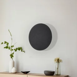 Lunia New væglampe, sort, Ø 30 cm