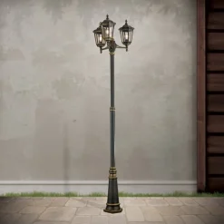 Lygtepæl Fabio m. 3 lyskilder, 255 cm