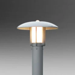 Lygtepæl Heimdal, højde 200 cm, grå