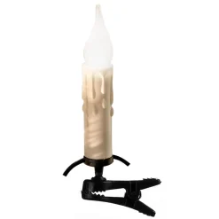 20-lys lyskæde med hvidt vokslook 14,8 m