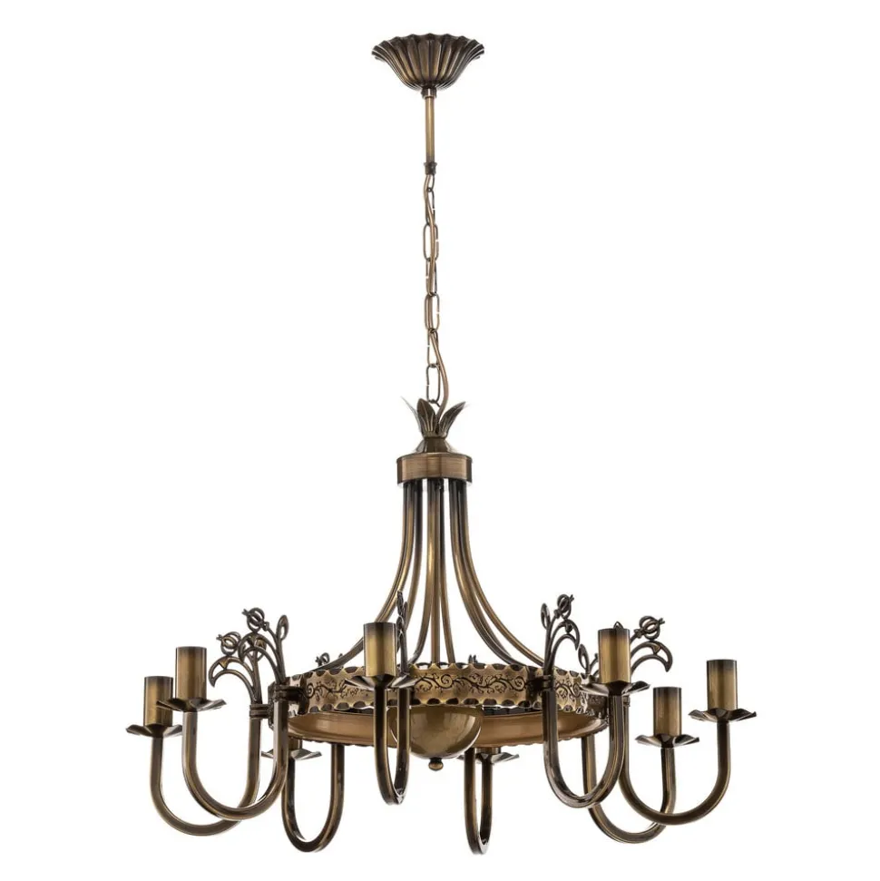 Lysekrone Castle lys patineret 8 lyskilder