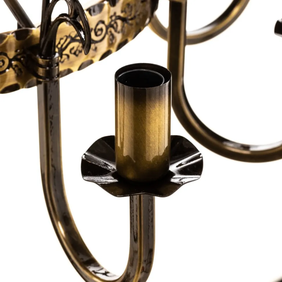 Lysekrone Castle lys patineret 8 lyskilder