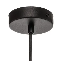 Lysekrone Chicago, linnedskærme med 5 lyskilder