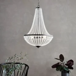 Lysekrone GRÄNSÖ, sort, IP20, Ø 50 cm