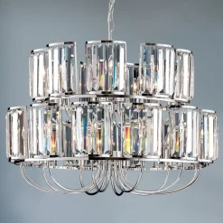 Lysekrone Gstaad med K9-krystaller