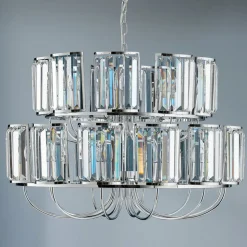 Lysekrone Gstaad med K9-krystaller