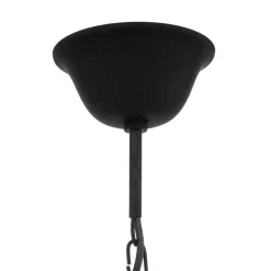 Lysekrone Kandela, 8 lyskilder, sort