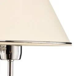 Lysekrone London krom/creme, 5 lyskilder