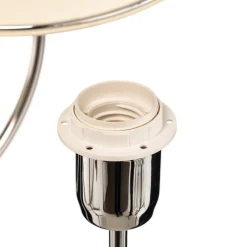 Lysekrone London krom/creme, 5 lyskilder