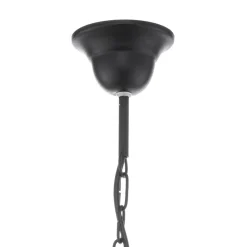 Lysekrone Malbo med 5 lyskilder i sort