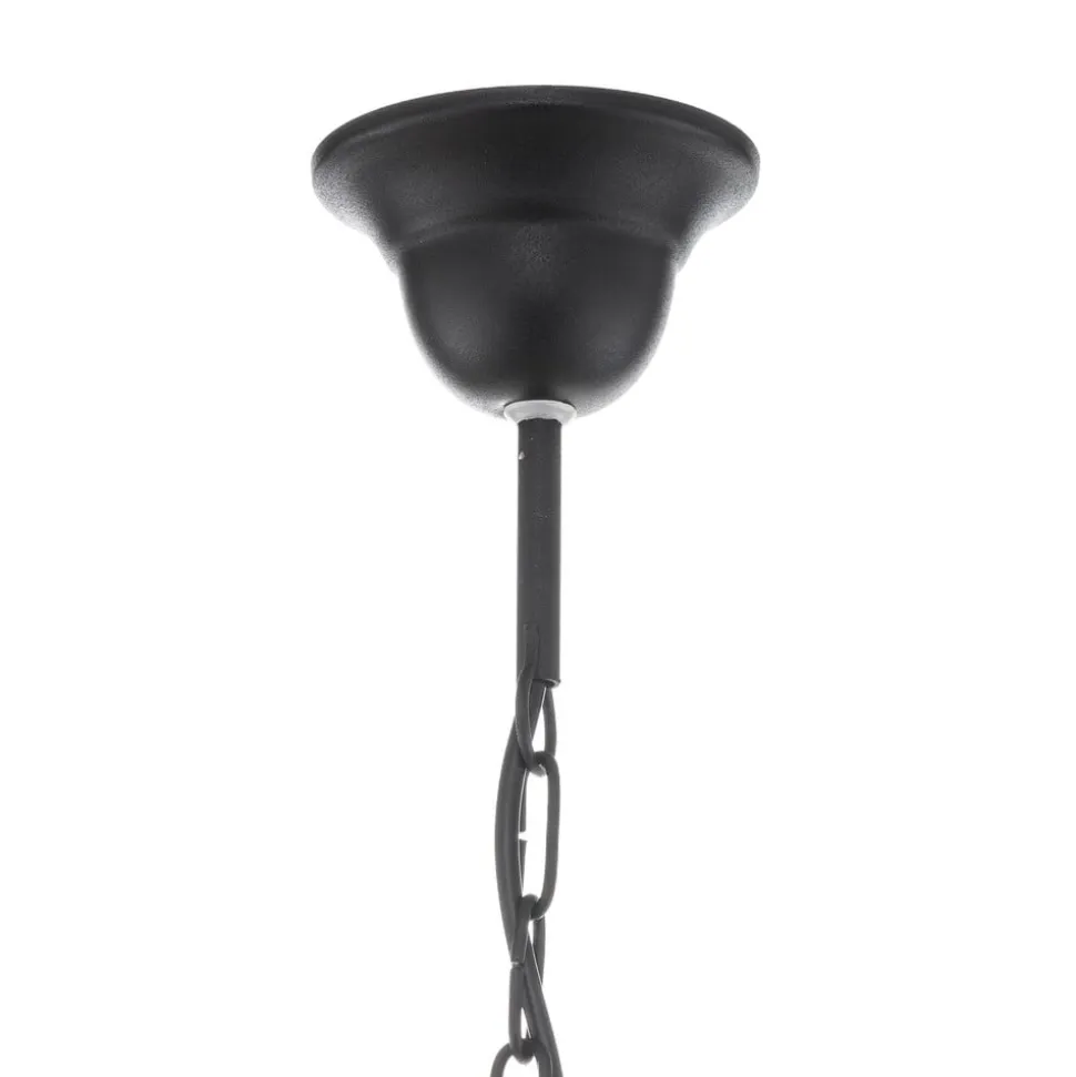 Lysekrone Malbo med 5 lyskilder i sort