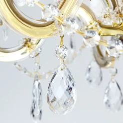 Lysekrone Marie Claire krystalglas 9 lyskilder