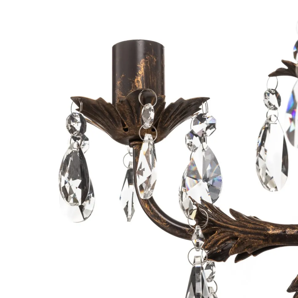 Lysekrone Teresa med krystaller, 5 lyskilder