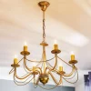 Lysekrone Tori 6, 6 lyskilder, guld