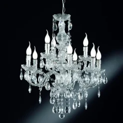 Lysekronen Perdita i kromoptik