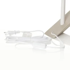 Lysestage Arrow, flad, 7-flamme, grå