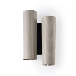 LZF Black Note Duplet væglampe, sort/ grå